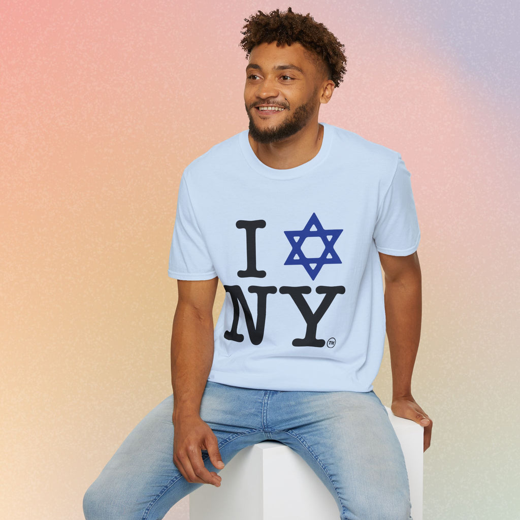 I Love NY Jewish Star Unisex Softstyle T-Shirt
