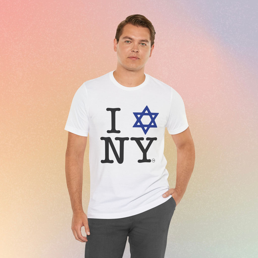 I Love NY Jewish Star T-Shirt | Jewish New York Pride Tee