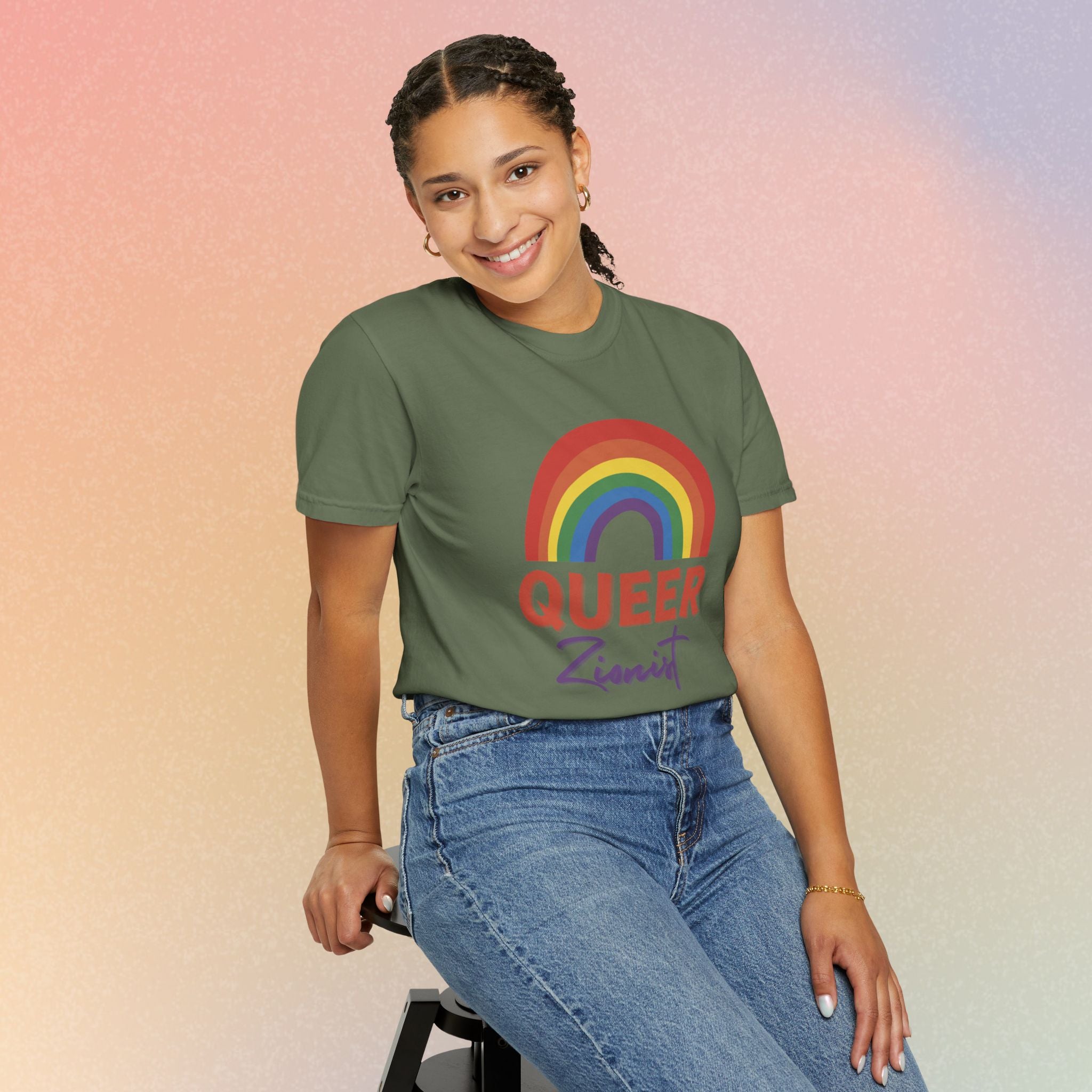 Queer Zion T-Shirt - Rainbow Transgender Pride Tee