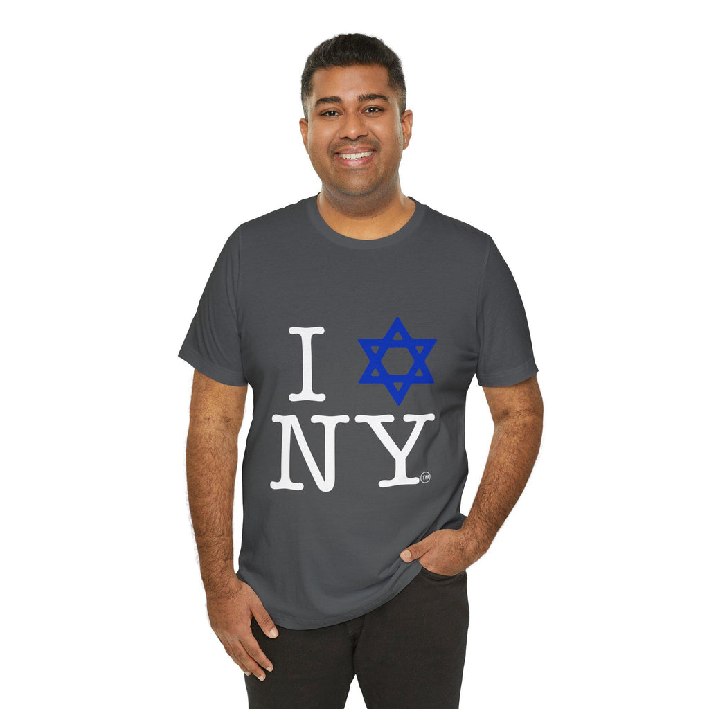 I love New York Star of David T-Shirt | NY Jewish Pride Tee