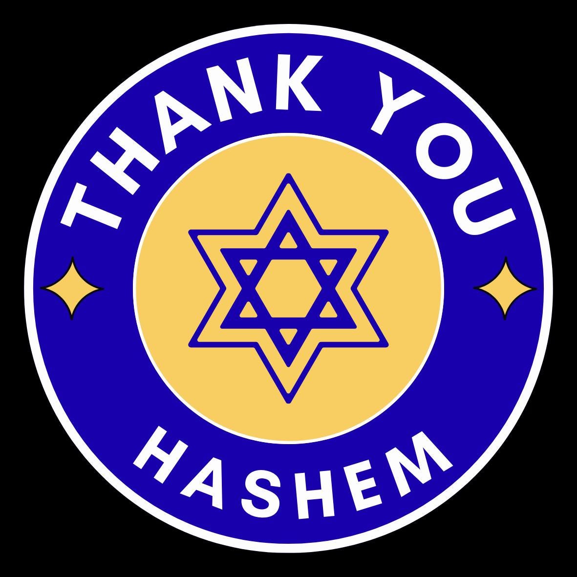 Thank you Hashem Sticker