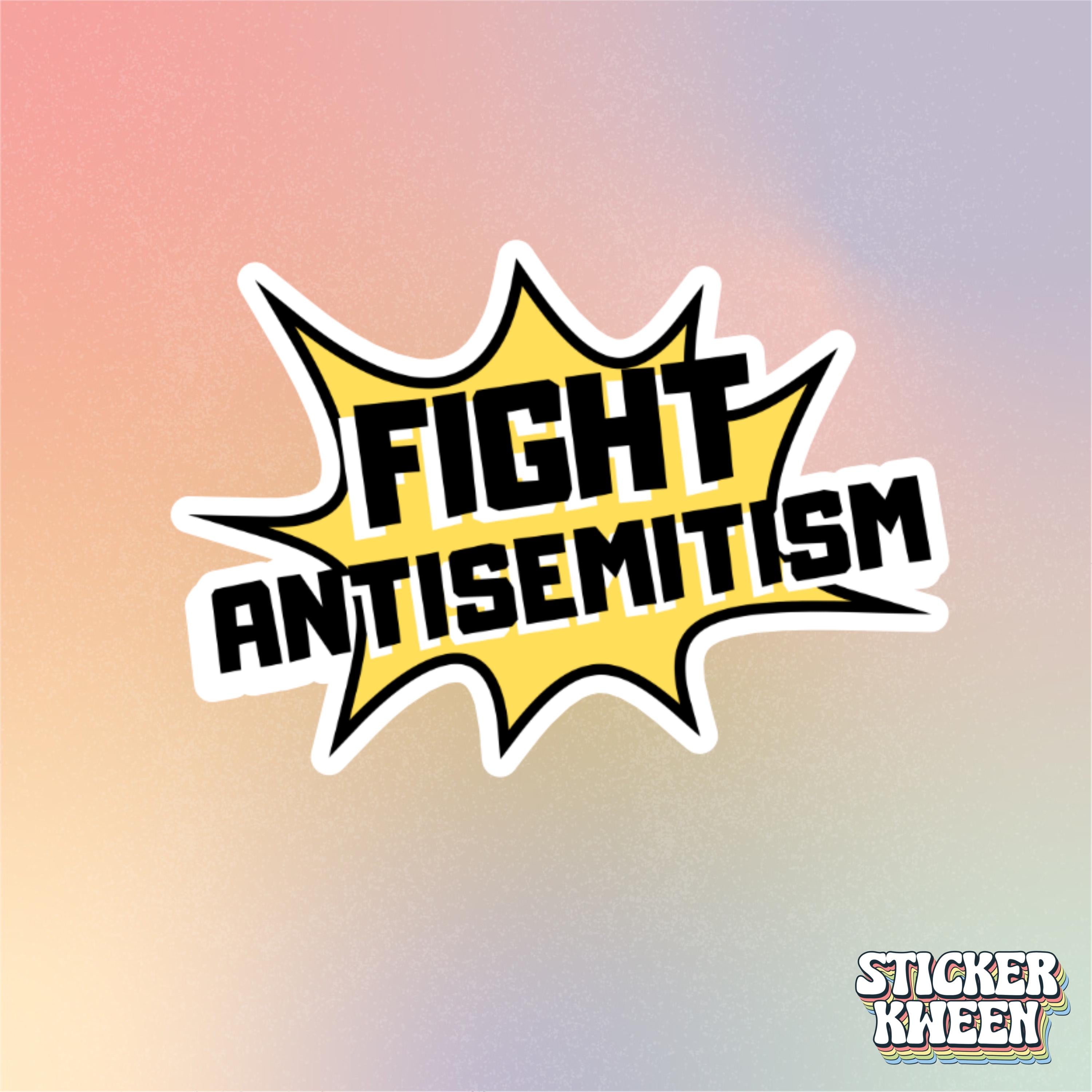 FIGHT ANTISEMITISM Stickers