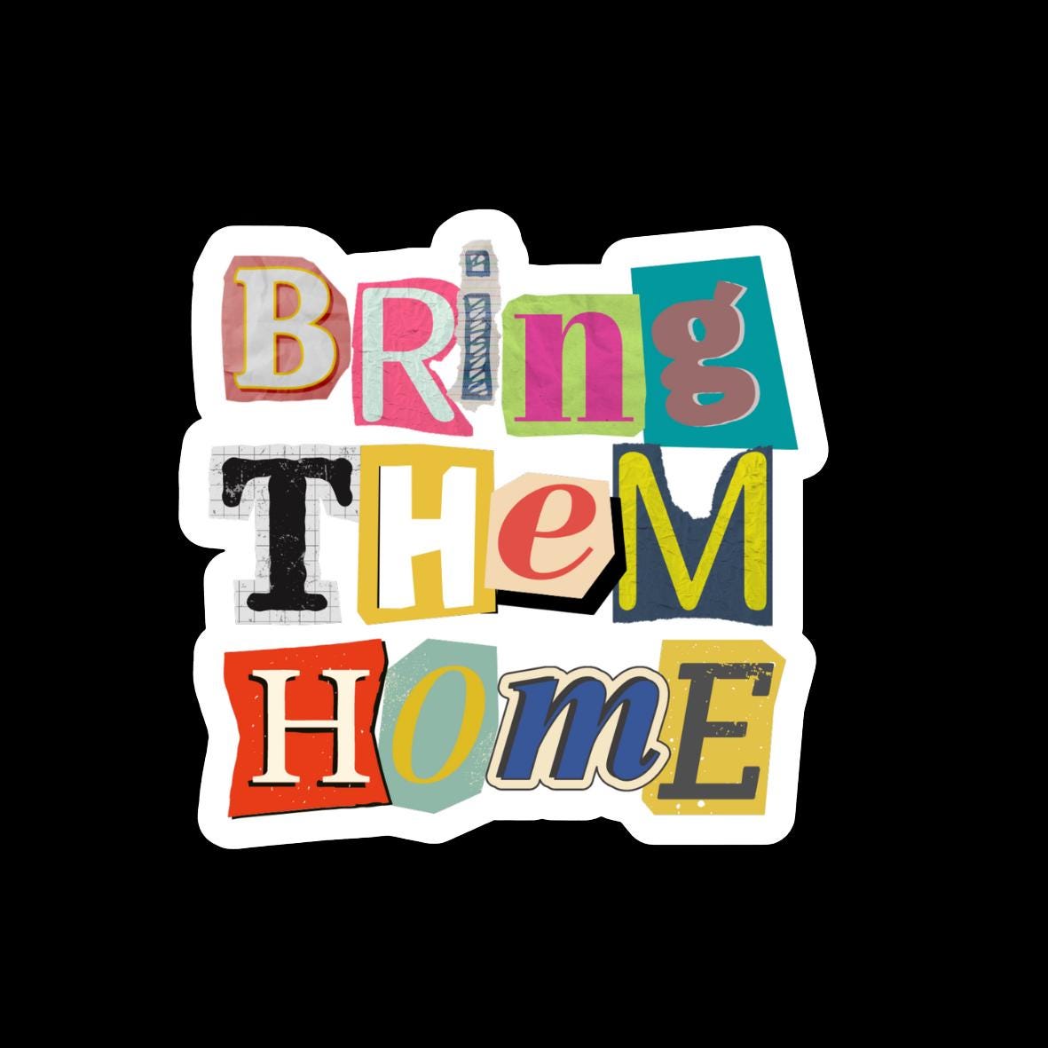 Bring Them Home Magazine Cut out MAGNET