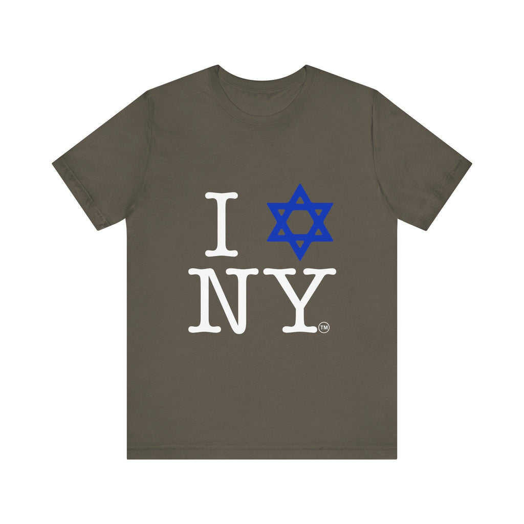 I love New York Star of David T-Shirt | NY Jewish Pride Tee