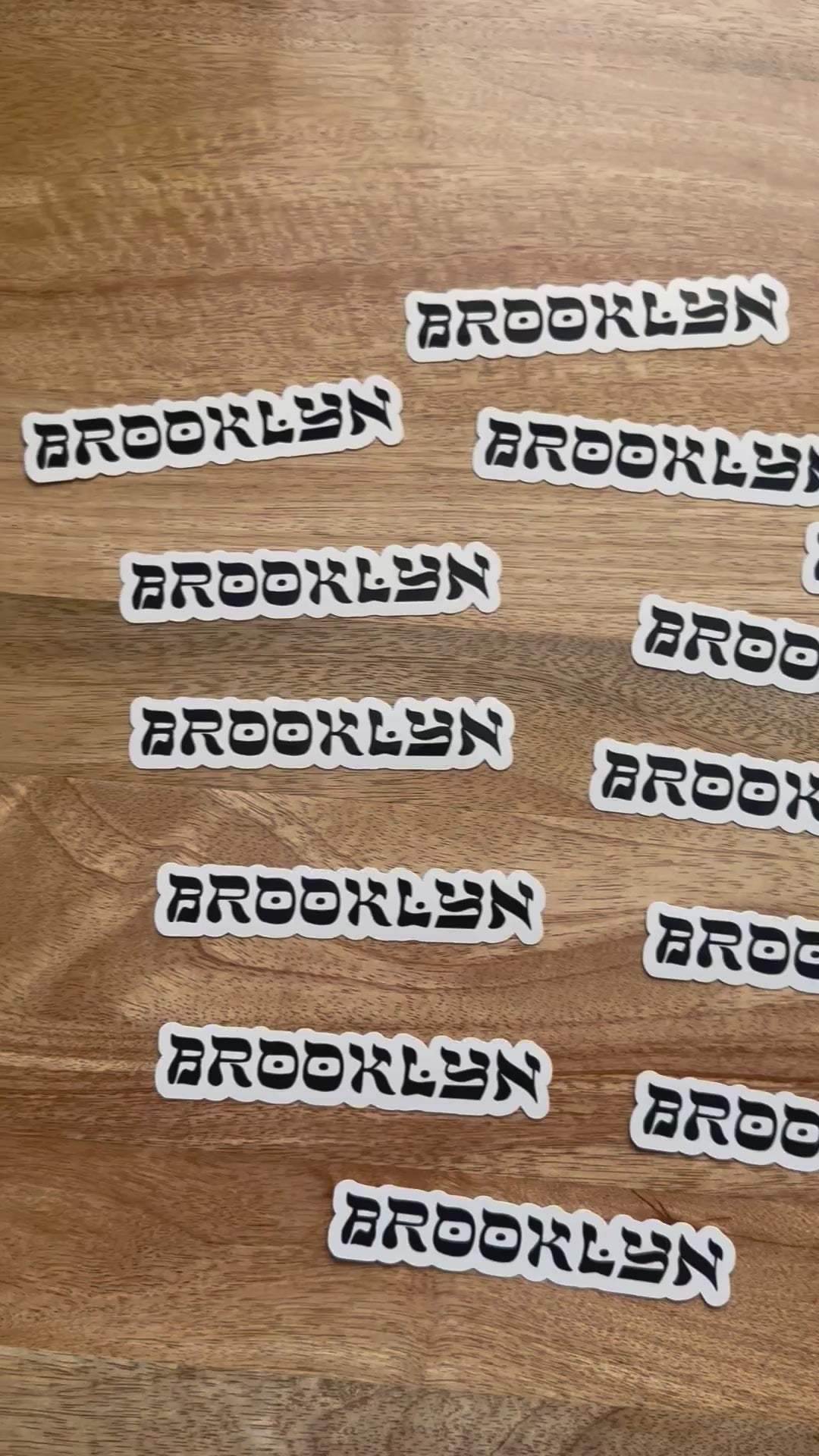 Brooklyn Hebrew Font Sticker